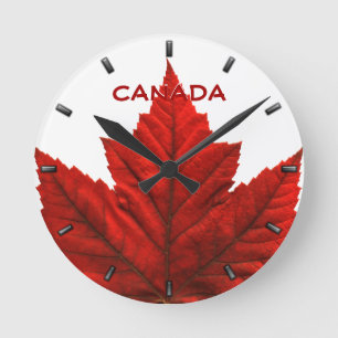 Canada Clock Canada Souvenir Wall Clocks & Gifts Ronde Klok