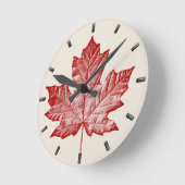 Canada Clock Cool Canada Souvenir Wall Clocks Gift Ronde Klok (Hoek)