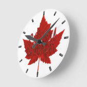 Canada Clock Cool Canada Souvenir Wall Clocks Gift Ronde Klok (Hoek)