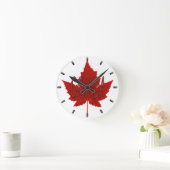 Canada Clock Cool Canada Souvenir Wall Clocks Gift Ronde Klok (Huis)