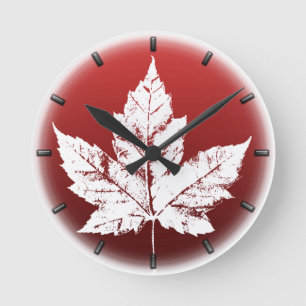 Canada Clock Cool Canada Souvenir Wall Clocks Gift Ronde Klok