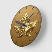 Canada Clock Gold Medal Canada Souvenir Clock Ronde Klok (Hoek)