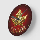 Canada Clock Gold Medal Canada Souvenir Clock Ronde Klok (Hoek)