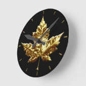 Canada Clock Gold Medal Canada Souvenir Clock Ronde Klok (Hoek)