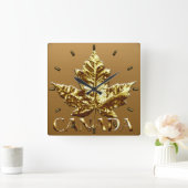 Canada Clock Gold Medal Canada Souvenir Clock Vierkante Klok (Huis)
