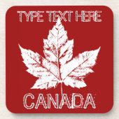 Canada Coaster Retro Aangepast Canada Coasters Bier Onderzetter (Voorkant)