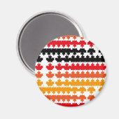 CANADA COLORS MAPLE BY MASANSER PIXELAT MAGNEET (Voorkant / Achterkant)
