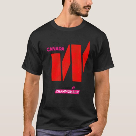 Canada Concacaf W-kwalificatiewedstrijden 1 T-shirt (Voorkant)