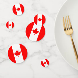 Canada Confetti, feest, Canadian Flag Confetti