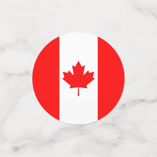 Canada Confetti, feest, Canadian Flag Confetti (Kleine voorkant)