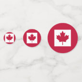Canada Confetti Tafelstrooier (Voorkanten)