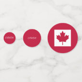 Canada Confetti Tafelstrooier (Achterkanten)