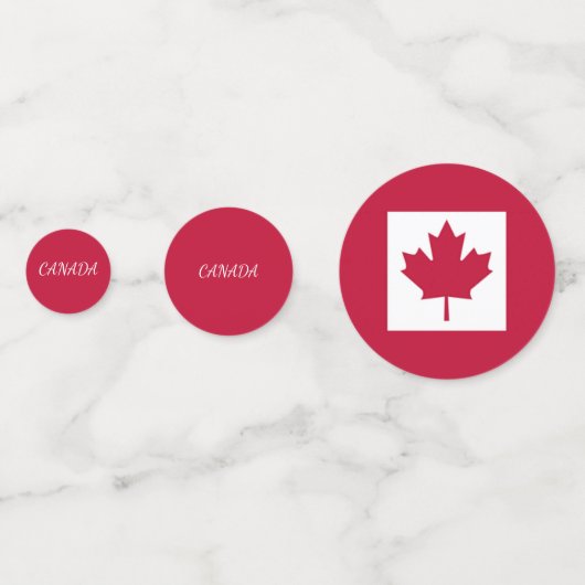 Canada Confetti Tafelstrooier (Achterkanten)
