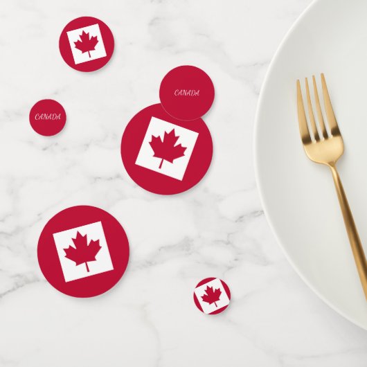 Canada Confetti Tafelstrooier (Groep)