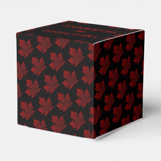 Canada Cool Canada Cool Canada Gift Boxes aanpasse Bedankdoosjes (Achterkant)