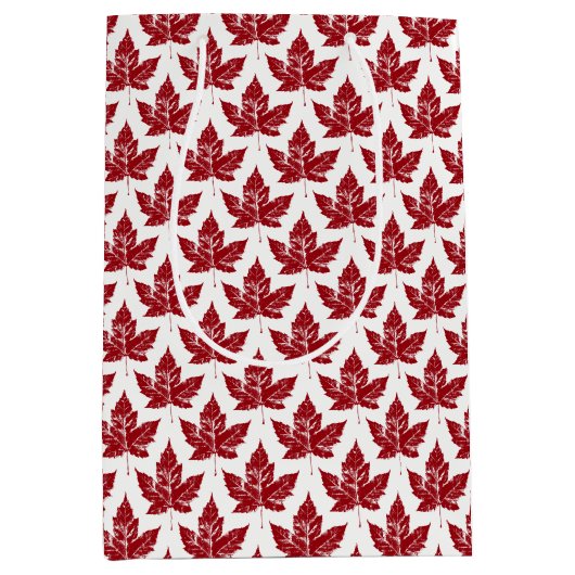 Canada Cool Canada Maple Leaf Gift Bag Medium Cadeauzakje (Voorkant)