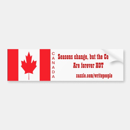 canada cougar bumper sticker (Voorkant)