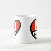 Canada Country Code Flag Heart, CAN Koffiemok (Center)