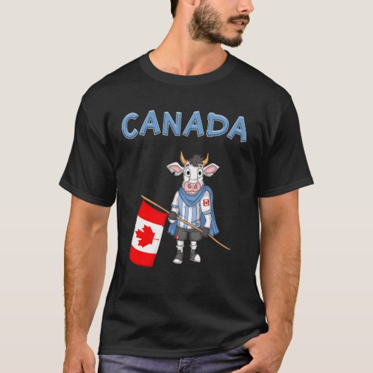 Canada CowCanada Fan T-shirt (Voorkant)