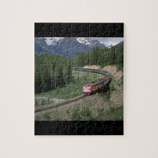 Canada, CP Rail FP-7 #1406_Trains van de wereld Legpuzzel (Verticaal)