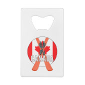 Canada Creditkaart Flessenopener (Achterkant)