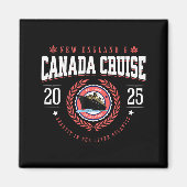 Canada Cruise New England Cruise Vacation Souvenir Magneet (Voorkant)