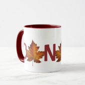 Canada Cup/Mokken Canada Maple Leaf Souvenir Cup Mok (Voorkant links)