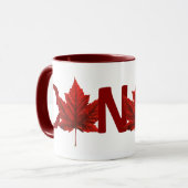 Canada Cups Mok Canada Maple Leaf Souvenir Cup (Voorkant links)