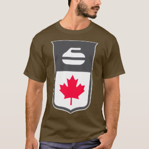 Canada Curling2-Sticker T-shirt