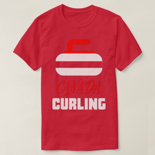 Canada Curling 19 T-shirt (Design voorkant)