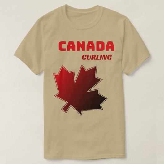 Canada Curling 24 T-shirt (Design voorkant)