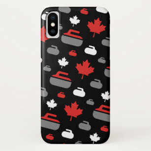 Canada Curling Rocks Cell Phone Case