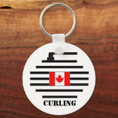 Canada Curling Sleutelhanger (Voorkant)
