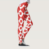 CANADA Custom Text RUN UW EIGEN RACE-vlag Leggings (Rechts)
