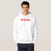 "#CANADA" Cute Expression Design. Bestel nu Hoodie (Voorkant volledig)