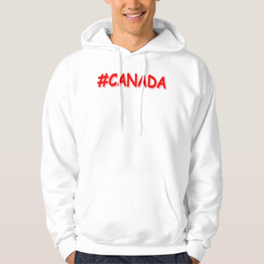 "#CANADA" Cute Expression Design. Bestel nu Hoodie (Voorkant)