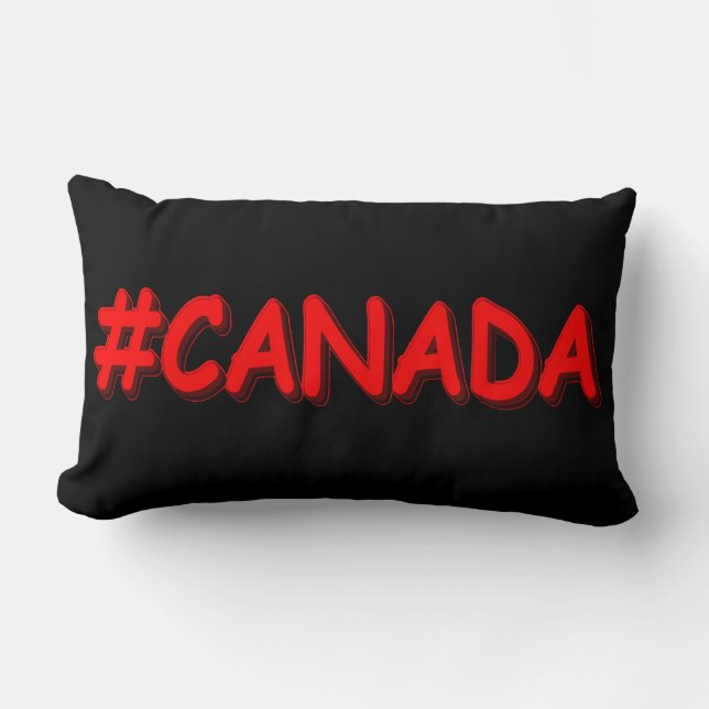"#CANADA" Cute Expression Design. Bestel nu Kussen (Voorkant)