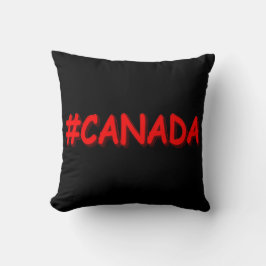 "#CANADA" Cute Expression Design. Bestel nu Kussen