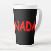 "#CANADA" Cute Expression Design. Bestel nu Latte Mok (Rechterhoek)