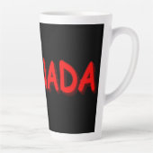 "#CANADA" Cute Expression Design. Bestel nu Latte Mok (Rechts)