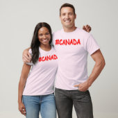 "#CANADA" Cute Expression Design. Bestel nu T-shirt (Unisex)