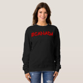 "#CANADA" Cute Expression Design. Bestel nu Trui (Voorkant volledig)