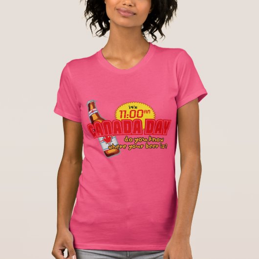 Canada Dag 11AM T-shirt (Voorkant)