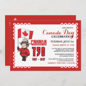 Canada Dag 150 BBQ Uitnodiging (Voorkant / Achterkant)