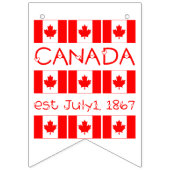 Canada Dag 1 juli 1867 Maple Leaf Canadian Flag Vlaggetjes (Derde vlag)