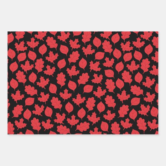 Canada Dag 1 juli Maple Leaf, Harten Inpakpapier Vel (Voorkant 3)