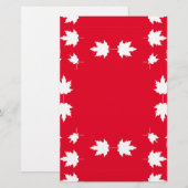 Canada dag briefpapier (Voorkant / Achterkant)