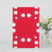 Canada dag briefpapier (Staand voorkant)