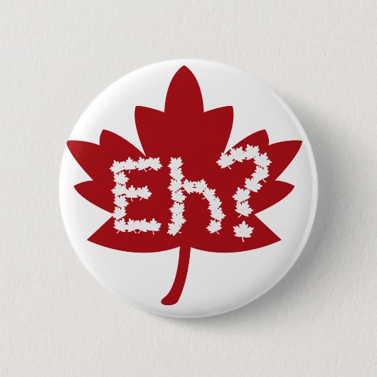 Canada-dag eh ronde button 5,7 cm (Voorkant)