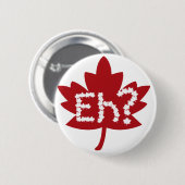 Canada-dag eh ronde button 5,7 cm (Voorkant /achterkant)